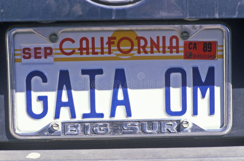Vanity License Plate California Editorial Photo Image of goddess