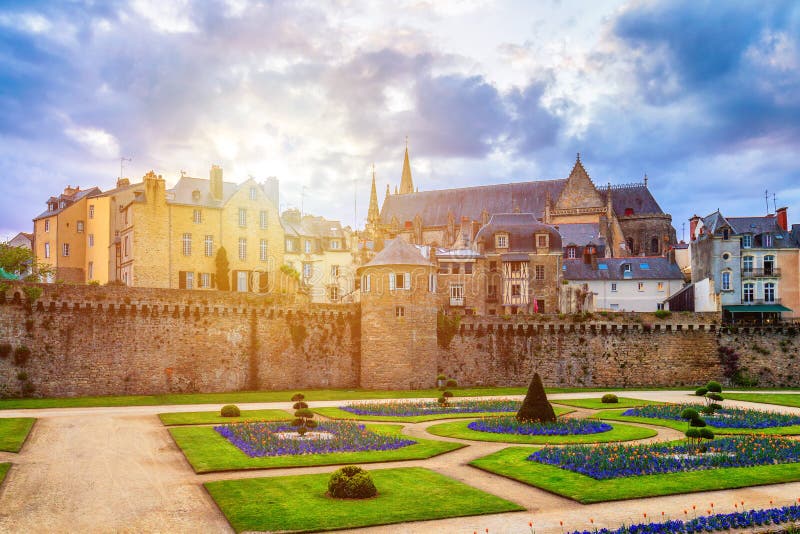 Vannes, une ville médiévale de Brittany Bretagne dans les Frances photographie stock Vannes, une ville médiévale de Brittany Bretagne dans les Frances photographie stock