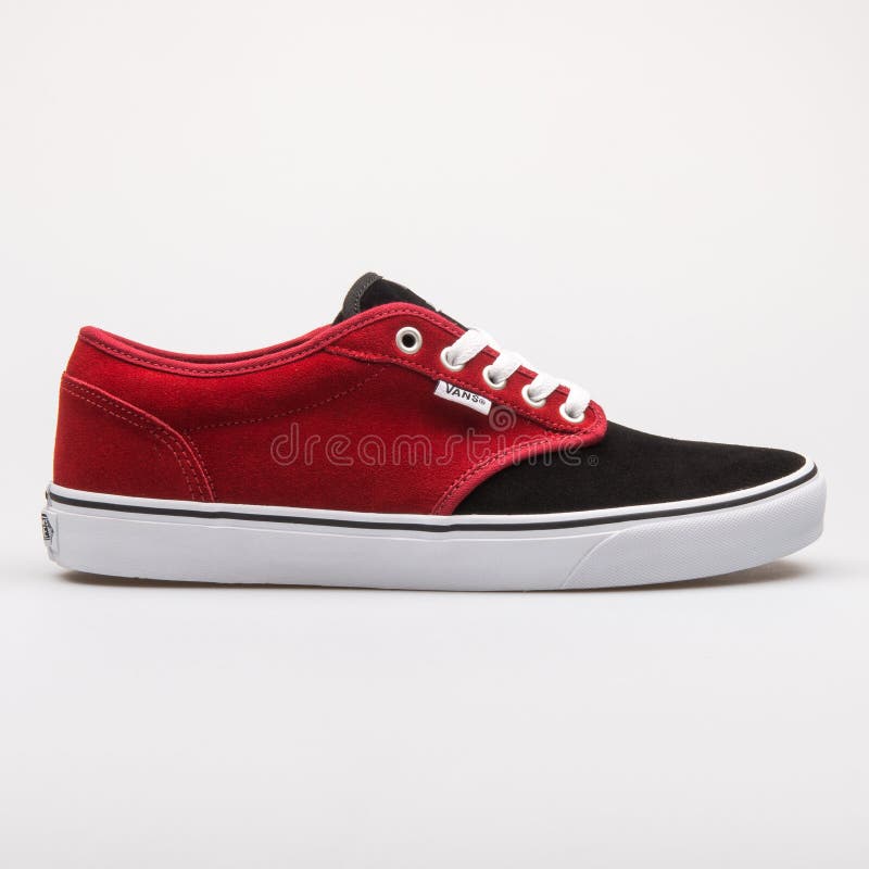 vans atwood black and red