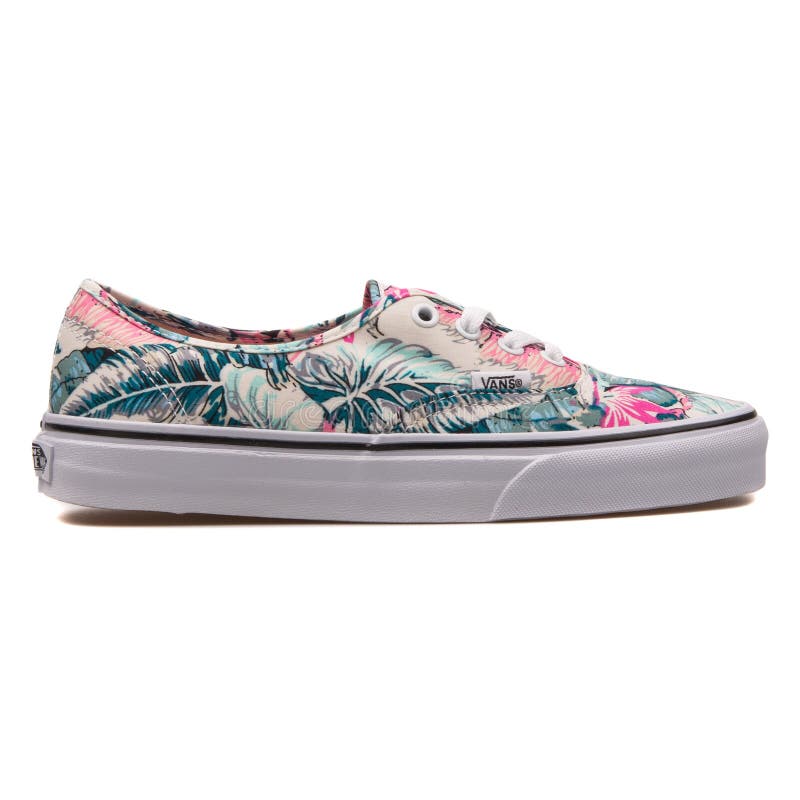 Vans Authentic Tropical Print Sneaker Editorial Photography - Image of  sole, kicks: 147867262