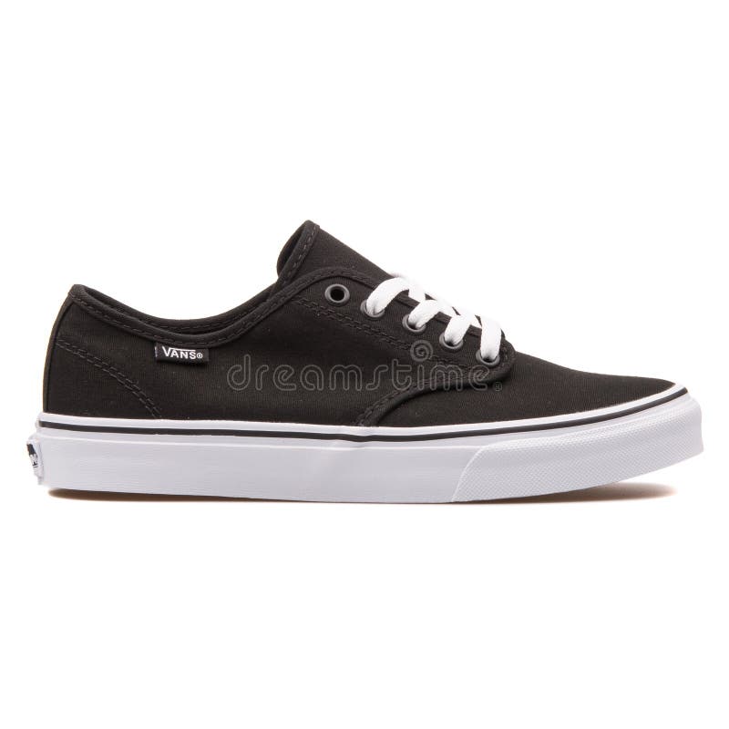 vans camden stripe black