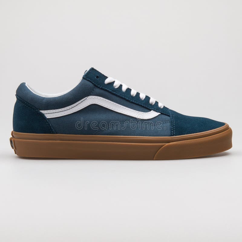 vans blue brown