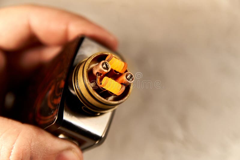 Vape RDA or Ecigarette for Vaping with Coils and Cotton, Rebuildable
