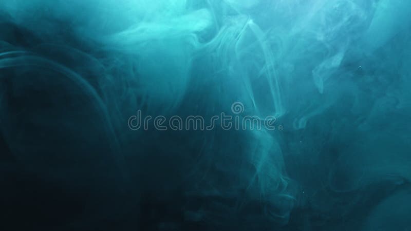 Blue steam, vapor on a black background,, Stock Video