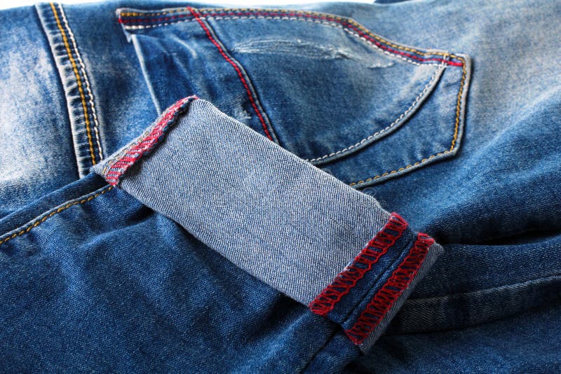 Vaqueros de la textura fotografía de archivo