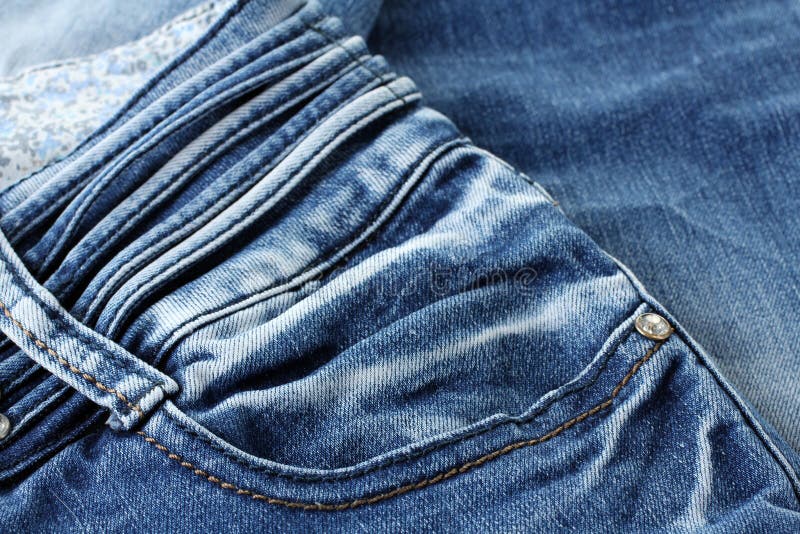 Vaqueros de la textura fotos de archivo
