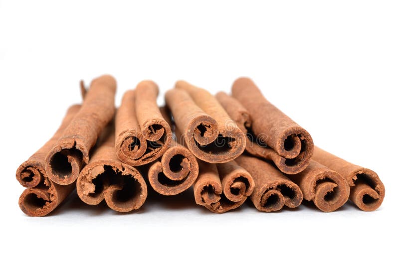 Varas de canela foto de stock Varas de canela foto de stock