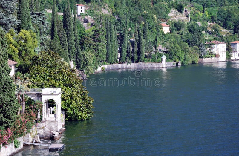 Varenna, ogród botaniczny, Lago Di Como, Włochy obrazy stock Varenna, ogród botaniczny, Lago Di Como, Włochy obrazy stock