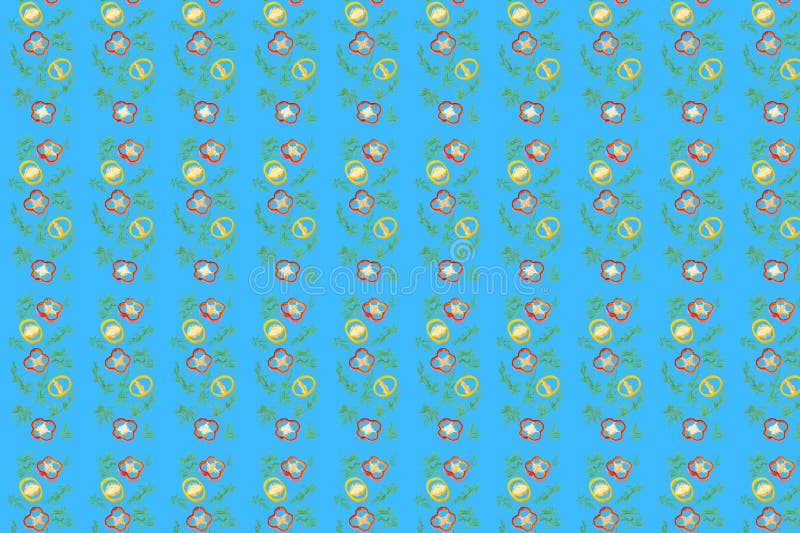 Variazione vivida di ortaggi freschi su fondo colorato fotografia stock