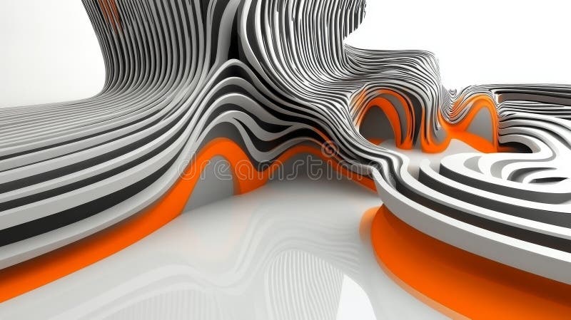 Varied Textures and Layers of Red and Gray Create an Abstract, Wavy Landscape royalty free stock photography