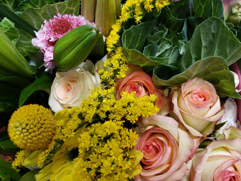 variedad de flor en un ramo floral para el regalo del amor, del fondo y de la textura fotos de archivo variedad de flor en un ramo floral para el regalo del amor, del fondo y de la textura fotos de archivo