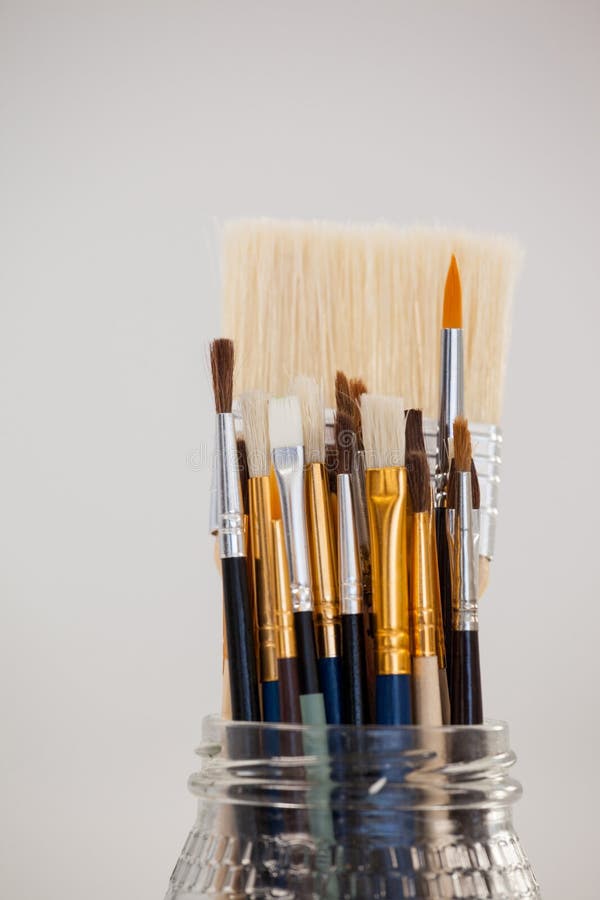 543 Paint Brushes Glass Jar Stock Photos Free & RoyaltyFree Stock