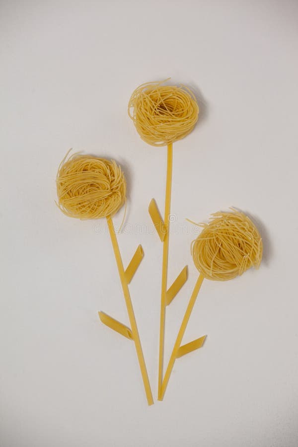 Varieties of Pasta Making Flowers Stock Image Image of isolated