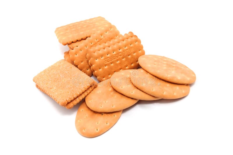Variety of Cracker and Biscuit Stock Photo Image of shape, bread
