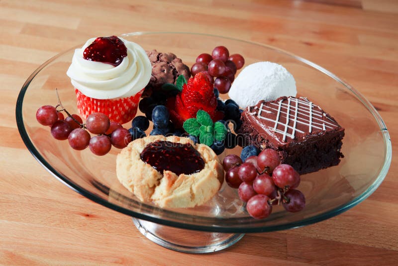 Variety of desserts stock photo. Image of cookie, cupcake 25265030