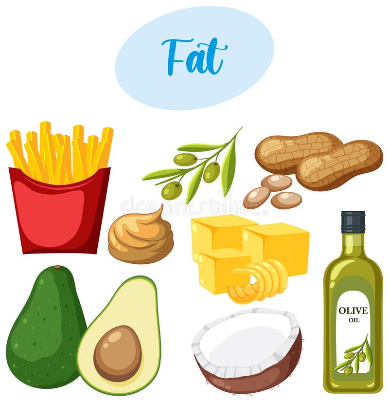 Variety Of Fat Foods Stock Vector Illustration Of Clipart 268903349 variety-of-fat-foods-stock-vector-illustration-of-clipart-268903349
