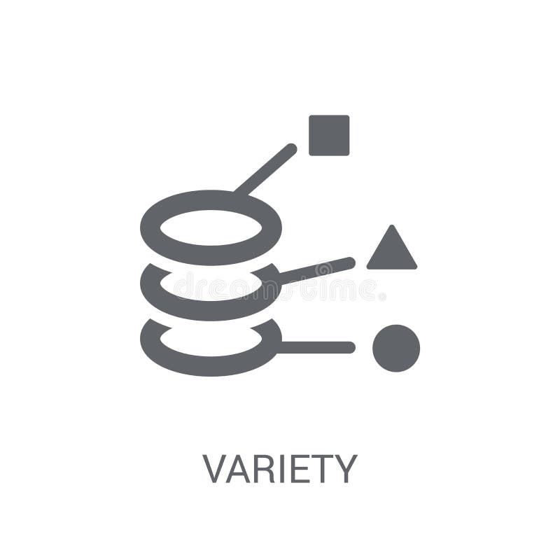 Variety icon. Trendy Variety logo concept on white background fr