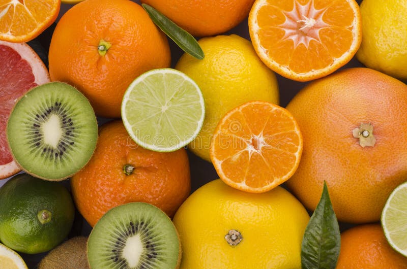 Variety of Juicy Citrus Fruits Stock Photo Image of freshness, acidic