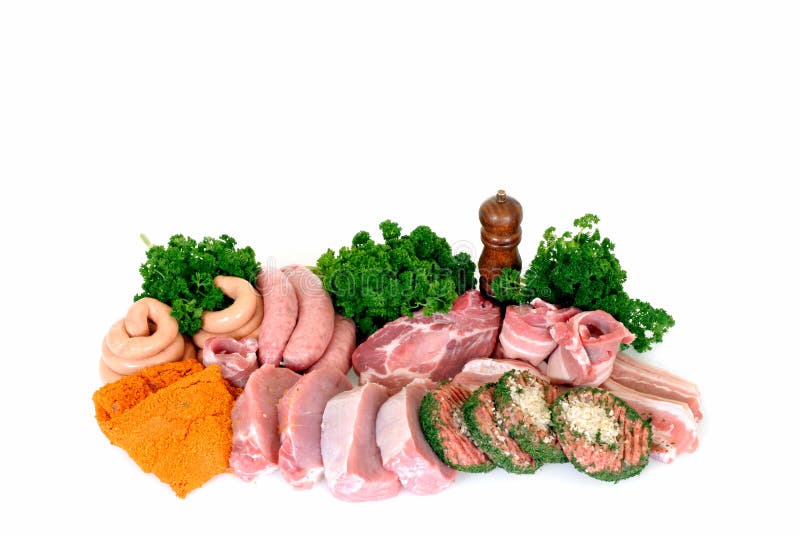 Variety of meat stock image. Image of food, nourish, healthy 4549011