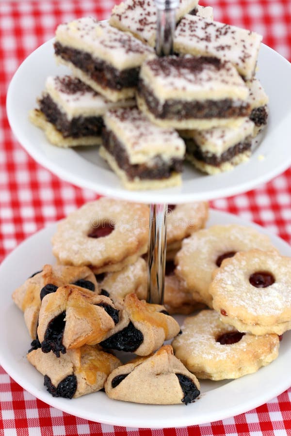 Various Austrian Christmas Cookies Stock Photo - Image of ...