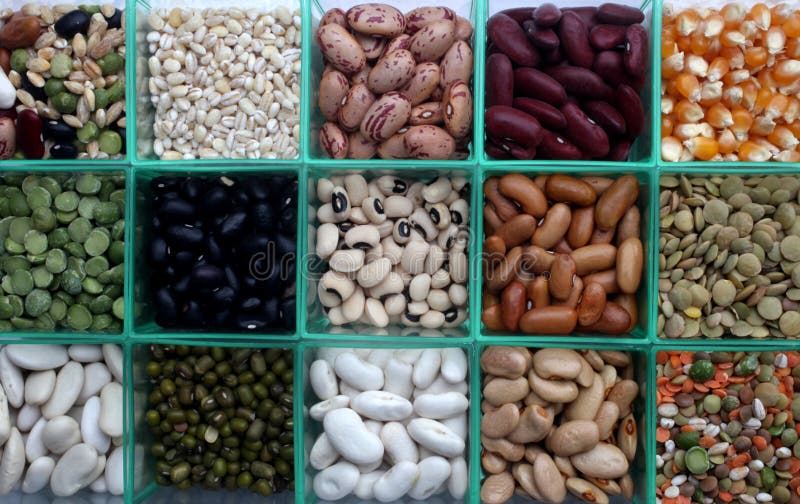 Various beans and grains stock photo. Image of corn, abstract 85276756