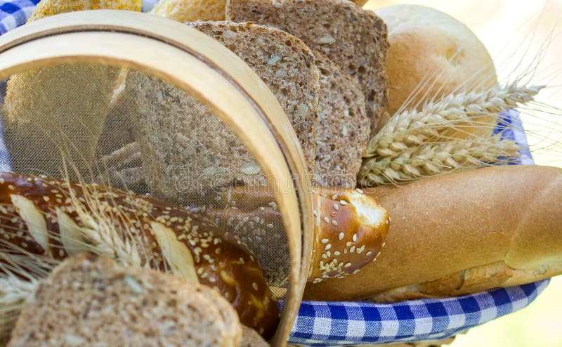 Various bread and pastry