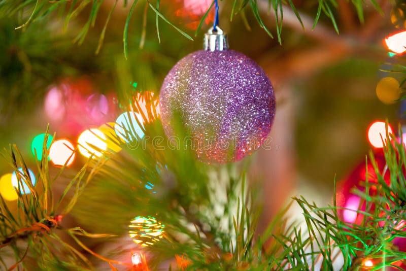 Christmas Tree and Lights stock image. Image of navidad - 17097027