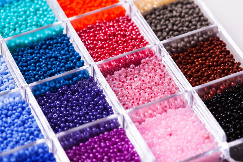 The Various beads stock photo. Image of macro, heap, hobby 61774328