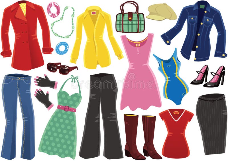 Clothing Items Stock Illustrations – 6,247 Clothing Items Stock