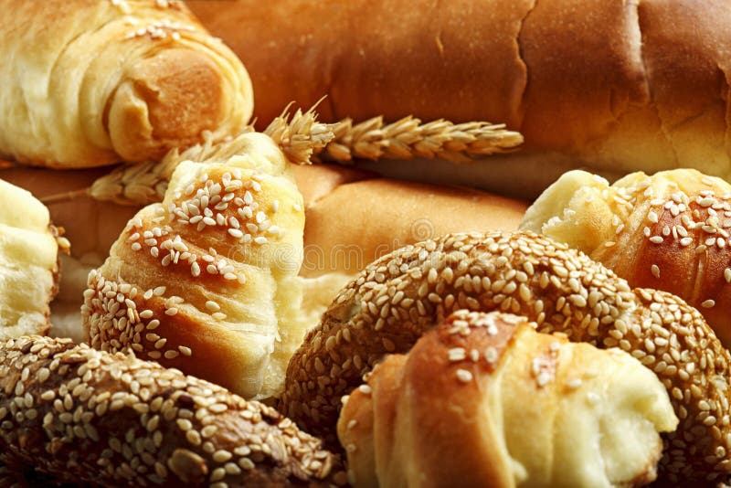 Various Fresh Bakery Products Stock Photo Image of lifestyle, loaf