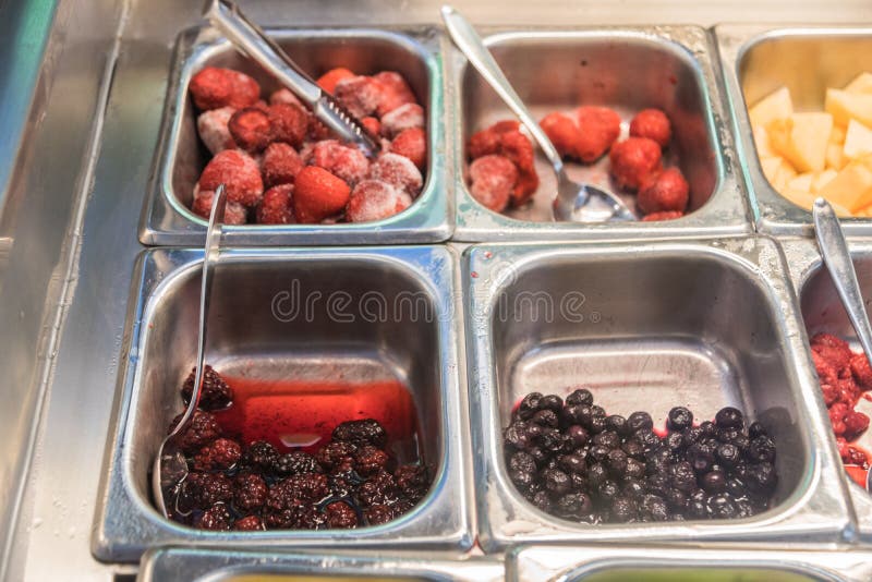 Various Fresh Fruit and Vegetable Salad Bar Healthy Items Stock Photo Image of peas, bell