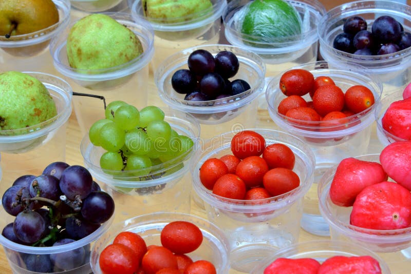 Various fruit for juices making