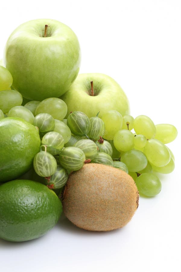 Various green fruits stock photo. Image of freshness, salad 5786944