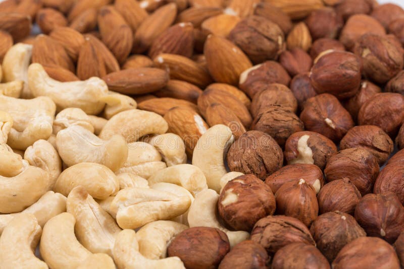 Various kinds of nuts stock image. Image of brown, nutrition 262452153