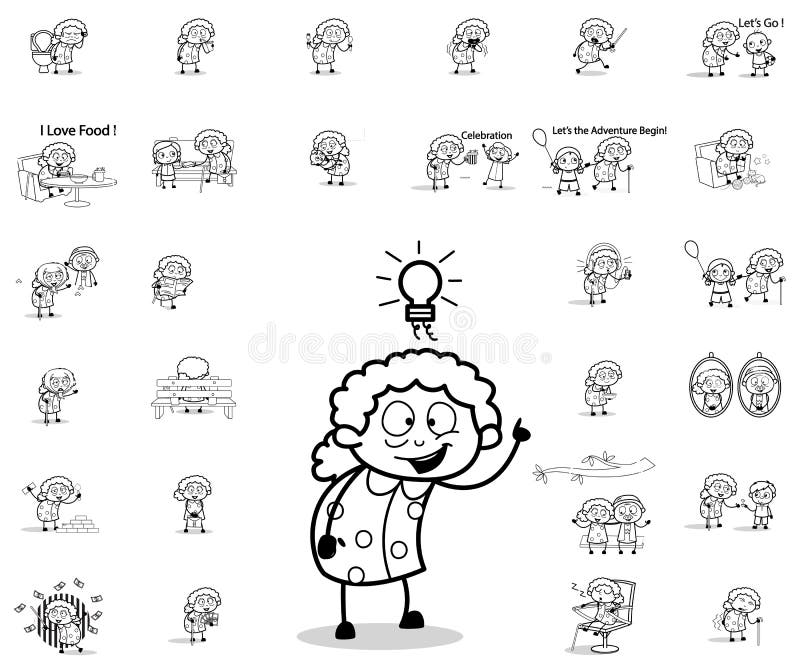 Granny Screaming Stock Illustrations – 54 Granny Screaming Stock