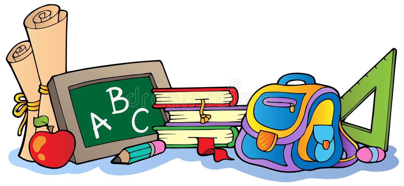 Back to School & School Supplies Among Us Characters I Hand Drawn Doodles