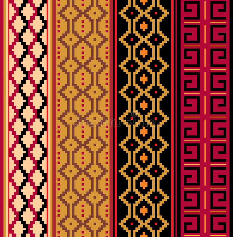 Various strips vector illustration