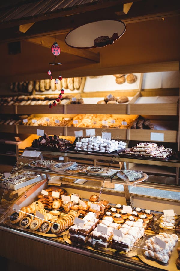Various Sweet Foods in Bakery Shop Stock Image Image of variation