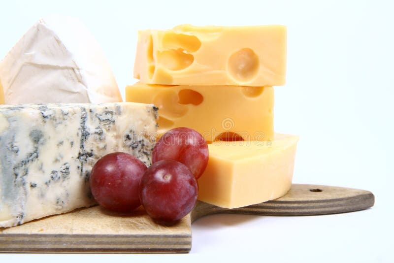 Various types of cheese