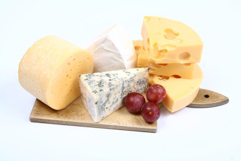 Various types of cheese
