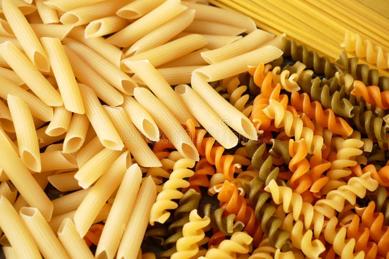 Various Types of Pasta, Raw Pasta Set and Tomato, Set Stock Photo Image of group, culinary
