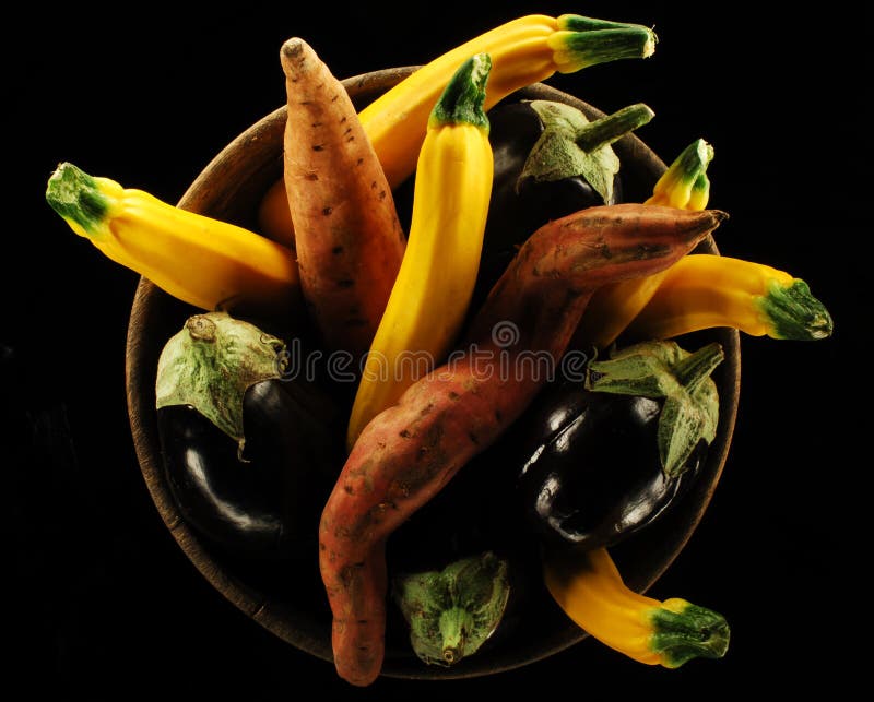 Various vegetables in a plate royalty free stock images