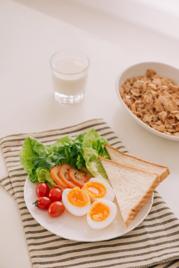 Various Ways of Cooking Chicken Eggs. Breakfast with Eggs. Stock Image