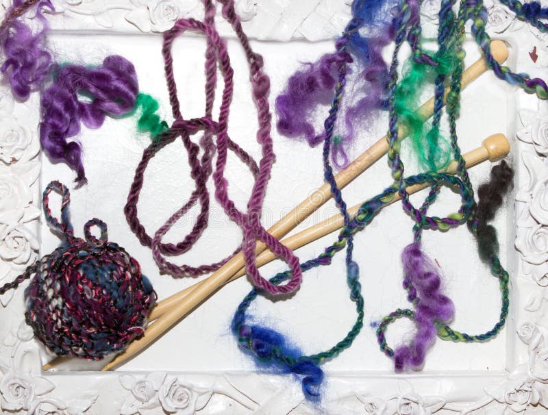 Various Colorful Strings Of Yarn Stock Image Image of america, aztec