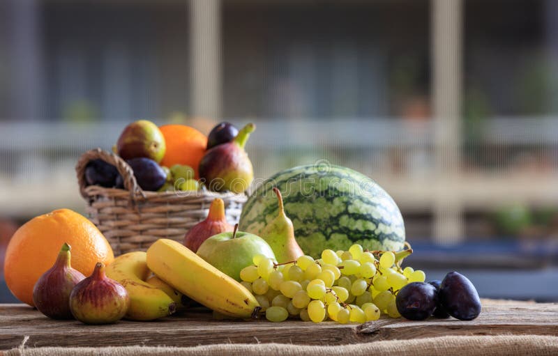 Variété de fruits frais image stock Variété de fruits frais image stock