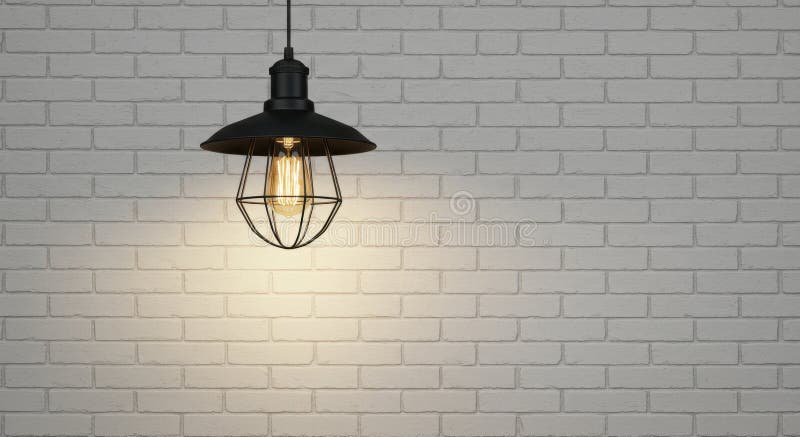 Varmbelysning i Rustillljusfixturen stock illustrationer