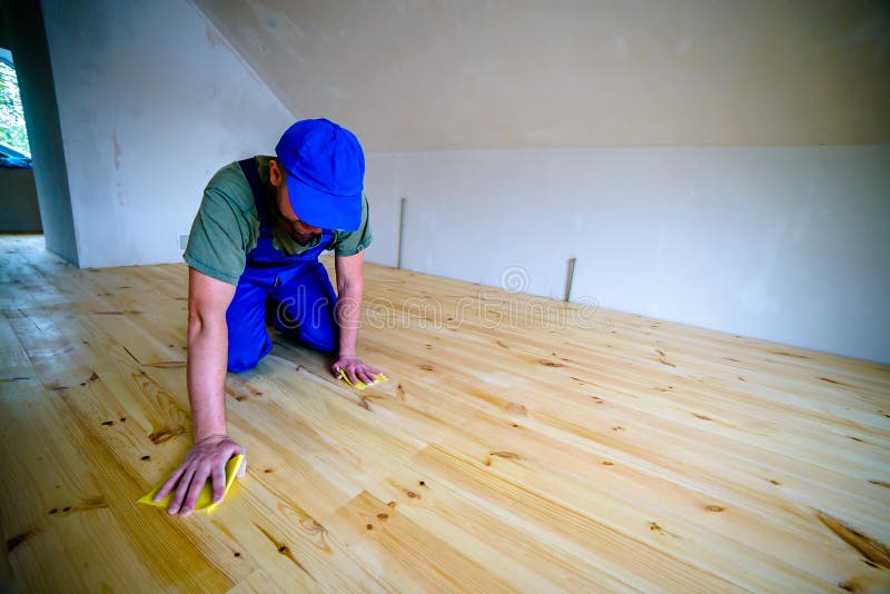 Varnished stock image. Image of floor, plank, painter 72633165