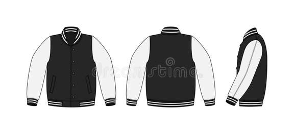 Varsity Jacket Template Stock Illustrations – 1,003 Varsity Jacket ...