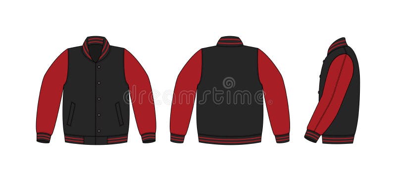 Varsity Jacket Vector Art Icons and Graphics for Free Download