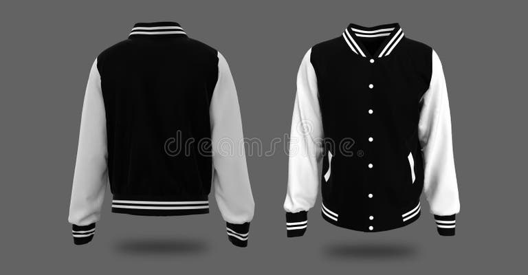 Varsity Jacket Template Stock Illustrations – 1,003 Varsity Jacket ...